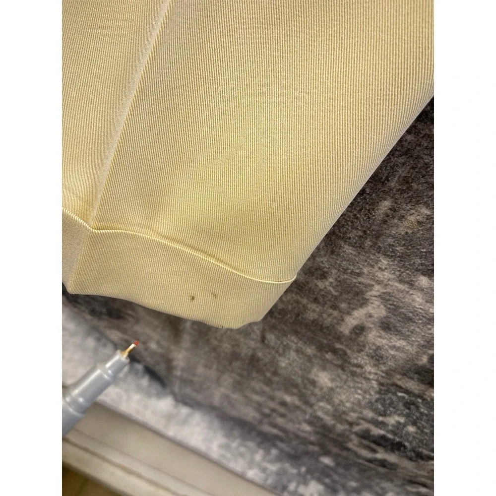 John‎ Raphael Platinum Men's 46L 38x32 Yellow Plaid 3 Piece Suit Milano Elegant